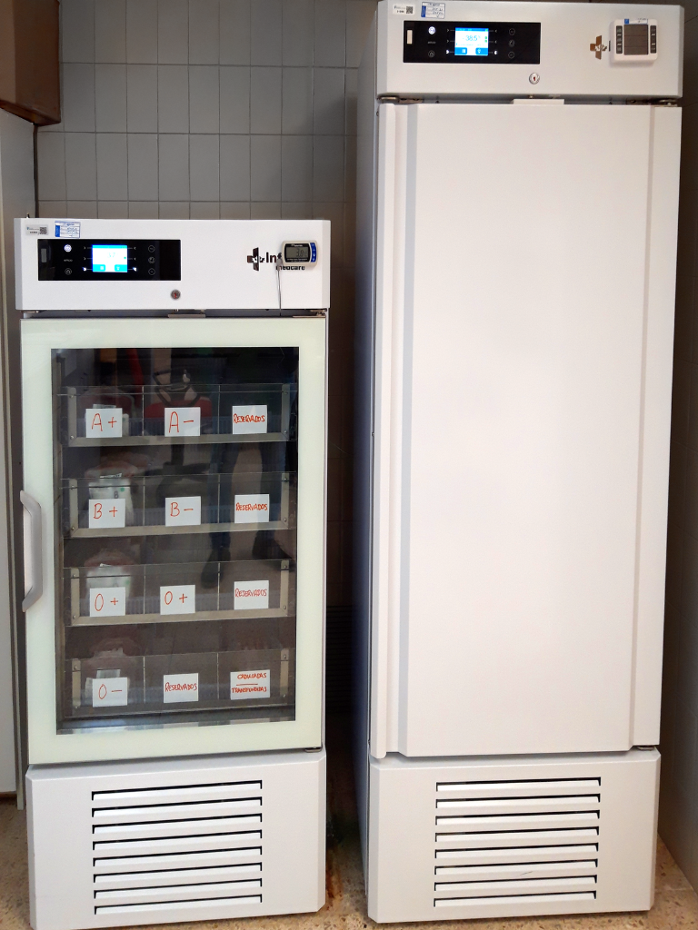 neveras  de banco de sangre  EWSense Eliwell hospital