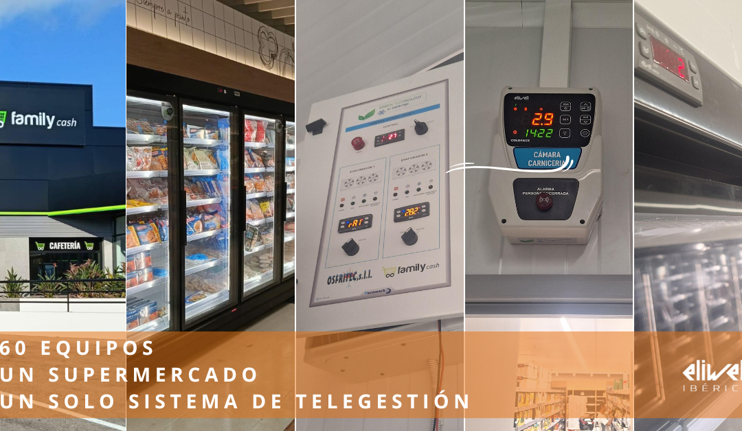 Telegestion frigorífica en supermercado de Jávea