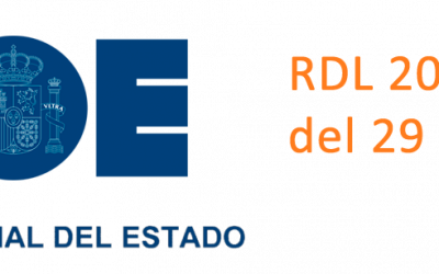 Comunicado por el RDL 10/2020 del 29 de Marzo