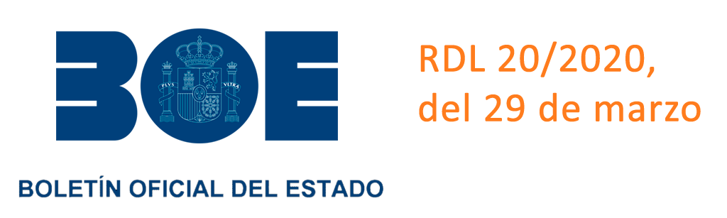 Comunicado por el RDL 10/2020 del 29 de Marzo